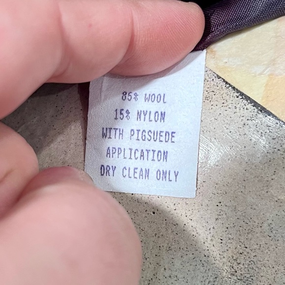 VTG 1990s Navy Blue Military Style Jacket with Fringe - Picture 7 of 7